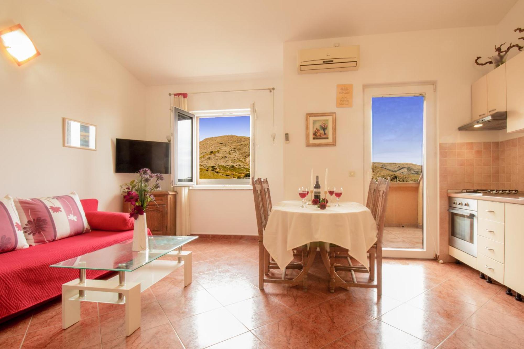 Durdica Beautiful Garden With Fantastic Sea And Mountain Views Metajna